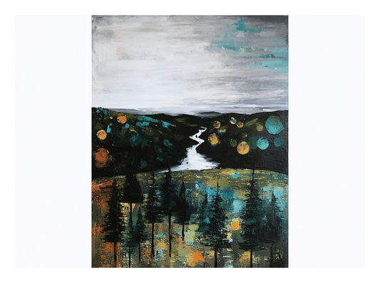 Irish Landscape - Watercolor Print
